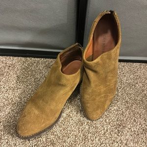 Brown Lucky Brand Short Booties